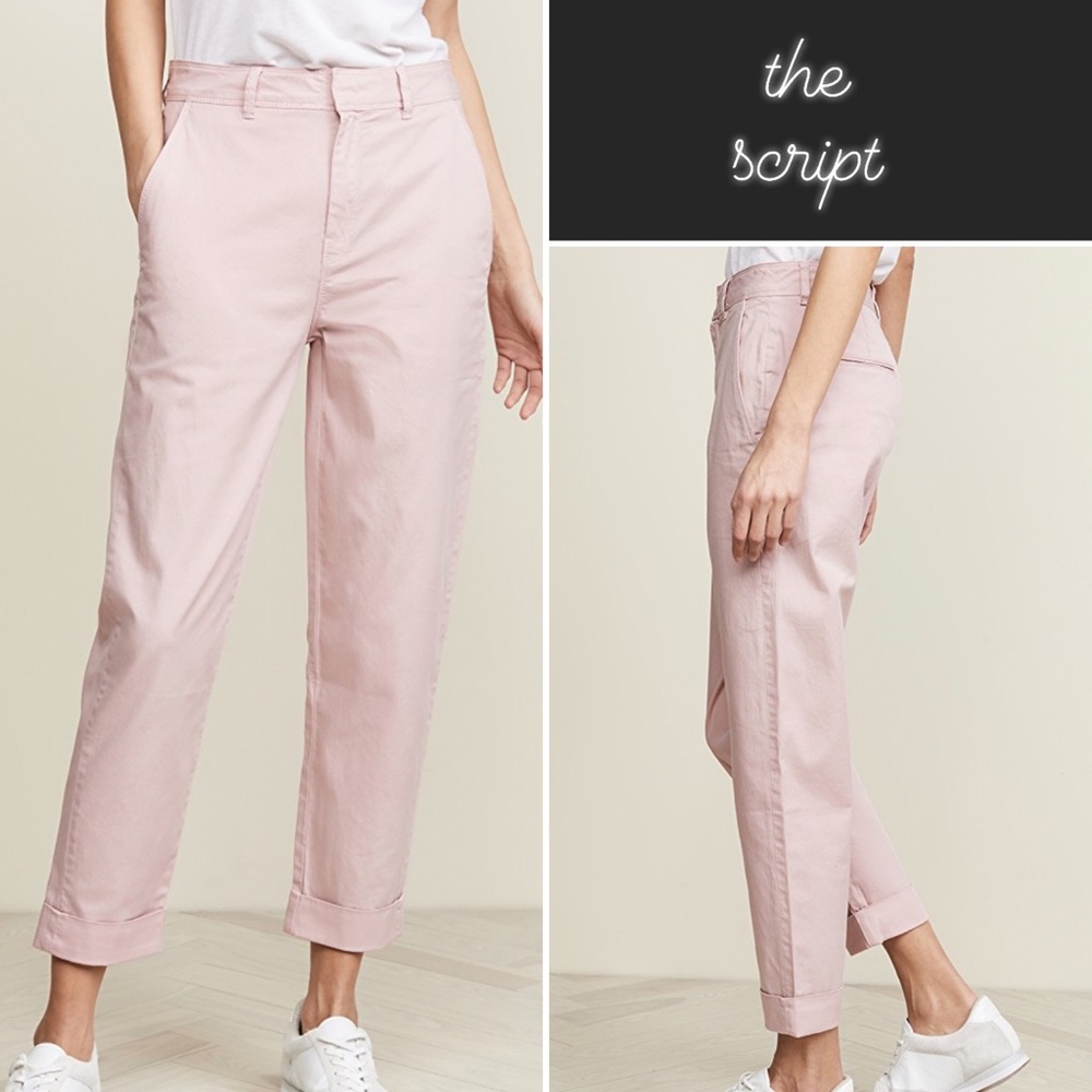 The Script Navy Blue Matilde Pants NWT • 6